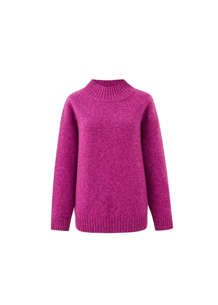 FRNCH Perrein Knitted Sweater - Fuchsia