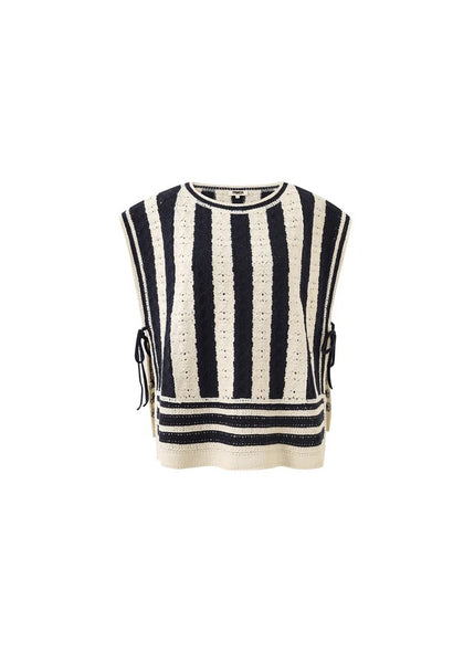 FRNCH Debbie Knitted Top - Blue