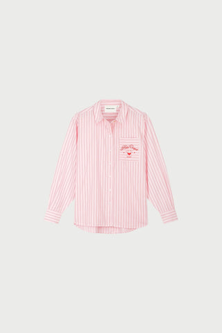 Fabienne Chapot Alex Pink Stripe Blouse - Pink Rendez Vous