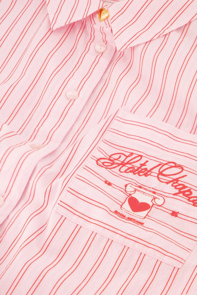 Fabienne Chapot Alex Pink Stripe Blouse - Pink Rendez Vous