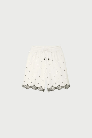 Fabienne Chapot Bohdi Embroidered Shorts - White