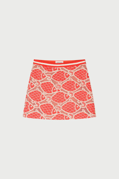 Fabienne Chapot Cato Skirt - Tangerine Tango