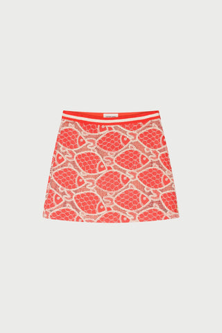 Fabienne Chapot Cato Skirt - Tangerine Tango
