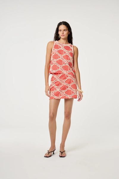 Fabienne Chapot Cato Skirt - Tangerine Tango