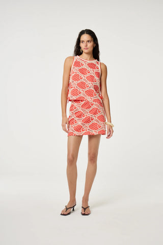 Fabienne Chapot Cato Skirt - Tangerine Tango