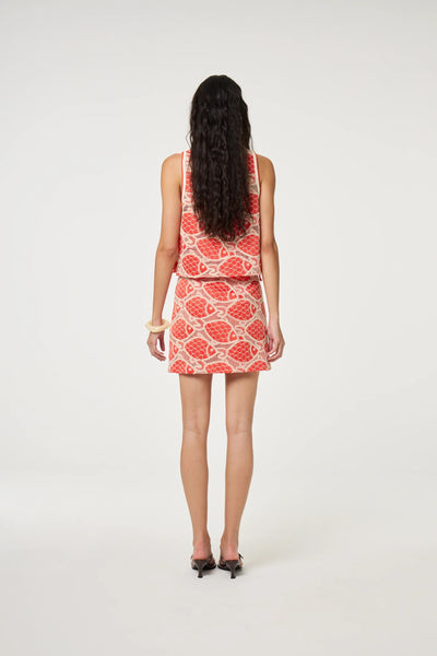 Fabienne Chapot Cato Skirt - Tangerine Tango