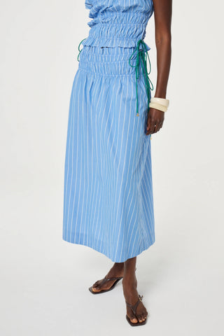Fabienne Chapot Yoko Skirt - Marina Blue / Cosy White Stripe