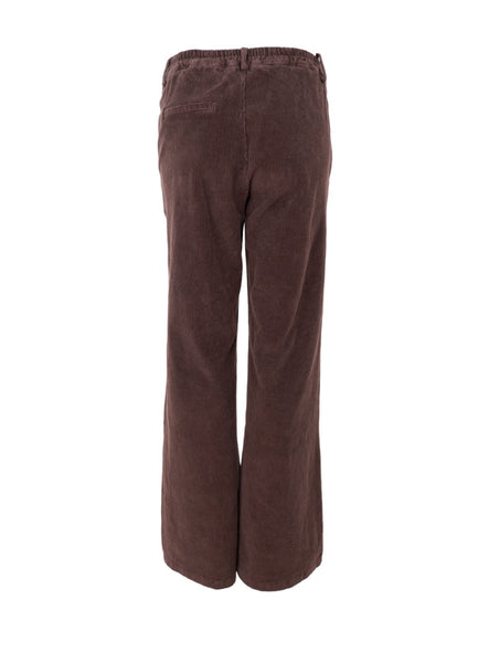 Black Colour BCCora Corduroy Box Trouser - Coffee