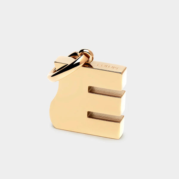 COLURi Letter E Charm - Gold Plated