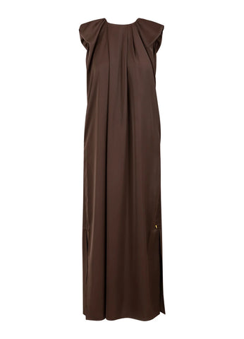 Coster Copenhagen Draped Dress - Warm Brown