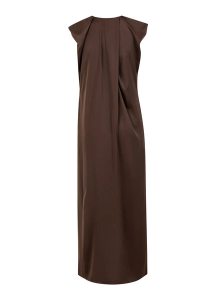 Coster Copenhagen Draped Dress - Warm Brown