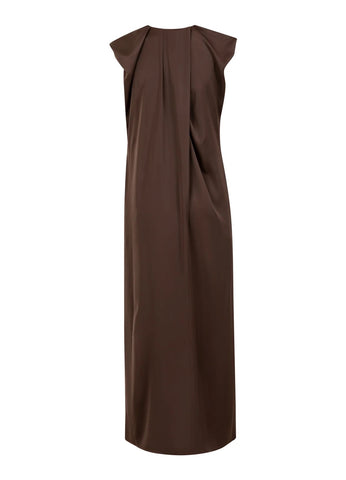 Coster Copenhagen Draped Dress - Warm Brown
