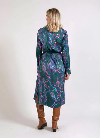 Coster Copenhagen Multi Leaves Print Dress