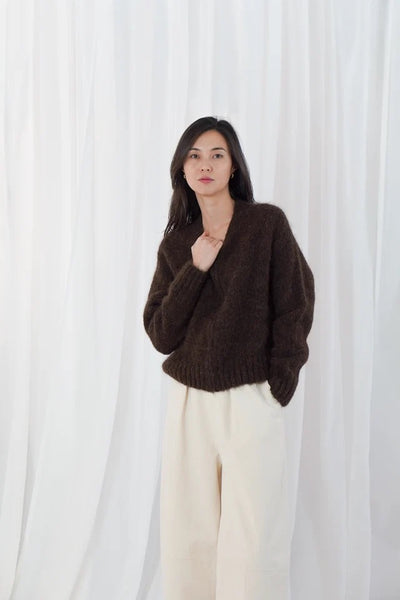 TWNS Maevane Cardigan - Chocolate
