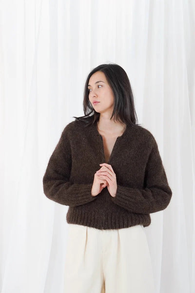 TWNS Maevane Cardigan - Chocolate