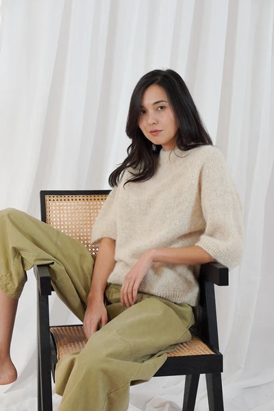TWNS Kahoni 3/4 Sweater - Mottled Beige