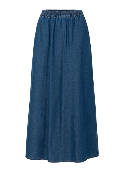Coster Copenhagen Ellis Denim Skirt - Denim Blue