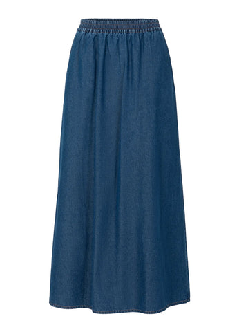 Coster Copenhagen Ellis Denim Skirt - Denim Blue