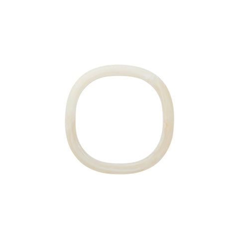 Vanessa Baroni Soft Edge Bangle - Pearl Marble