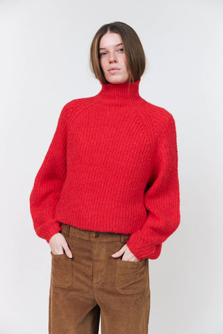 Lollys Laundry ElioLL Knit Jumper - Red