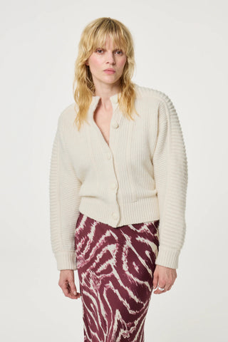 Fabienne Chapot Berber Cardigan - Cosy White