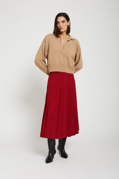 Ottod'ame Cashmere Blend Jumper - Camel