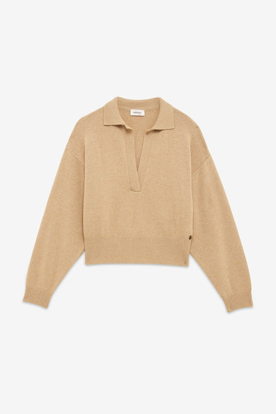 Ottod'ame Cashmere Blend Jumper - Camel