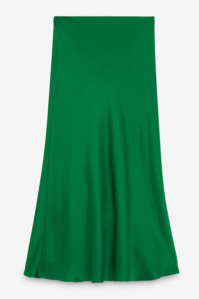 Ottod’ame Viscose Midi Skirt - Emerald