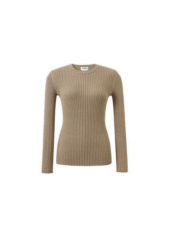 FRNCH Blake Long Sleeve Top - Camel