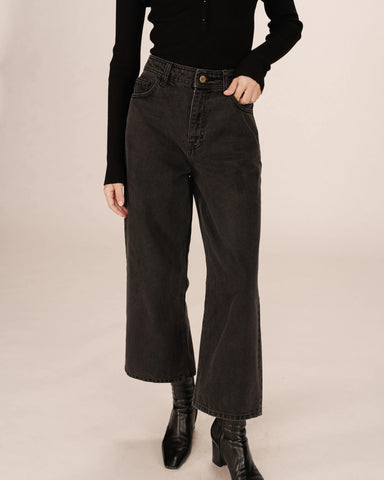 Grace & Mila Jonas 7/8 Jean - Washed Black