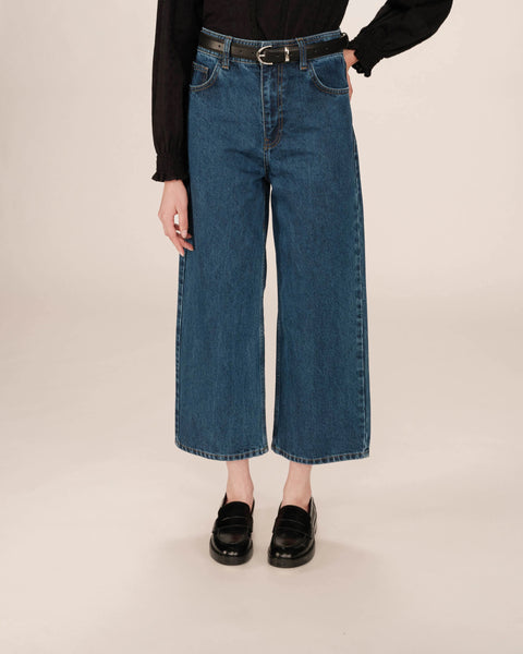 Grace & Mila Jonas 7/8 Jean - Denim Medium Blue