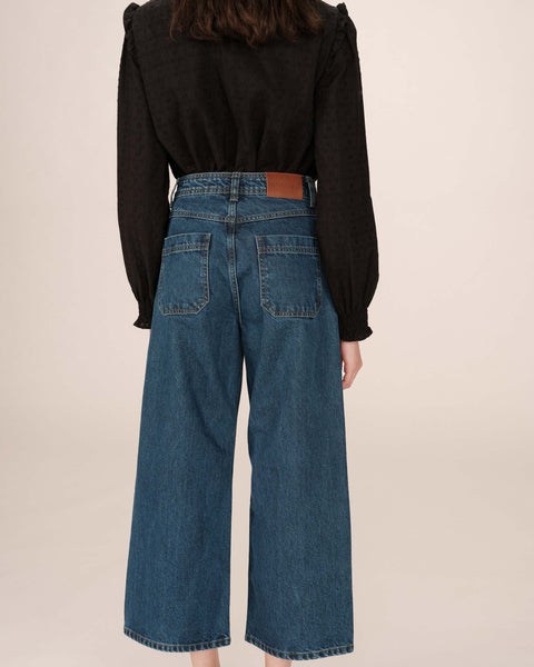 Grace & Mila Jonas 7/8 Jean - Denim Medium Blue