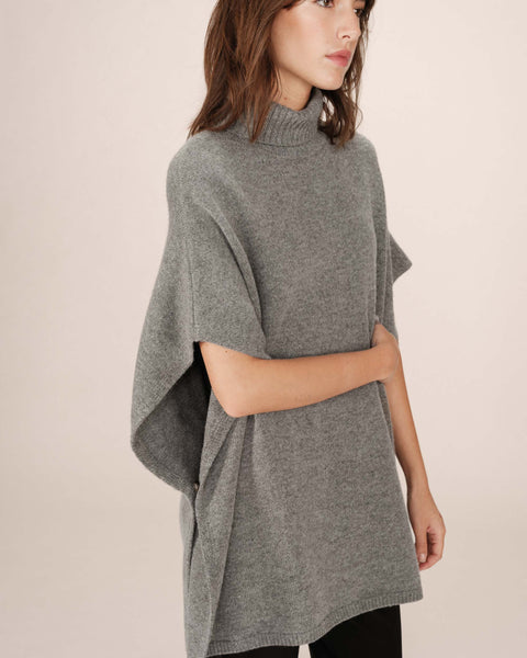 Grace & Mila Saison Knitted Polo - Anthracite