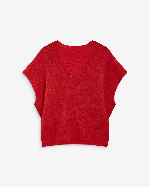 Grace & Mila Atticus Oversized Sleeveless Knit - Rouge