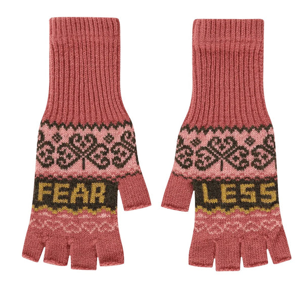 Black & Beech Fearless Fingerless Glove in Cloudberry