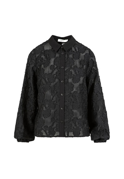Coster Copenhagen Flower Structure Shirt - Black