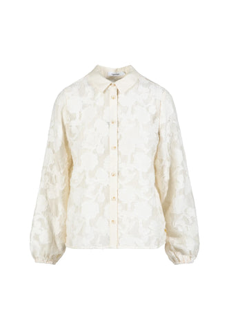 Coster Copenhagen Flower Structure Shirt - Creme
