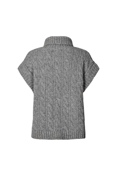 Lolly's Laundry Fresnel Knit Vest - Grey