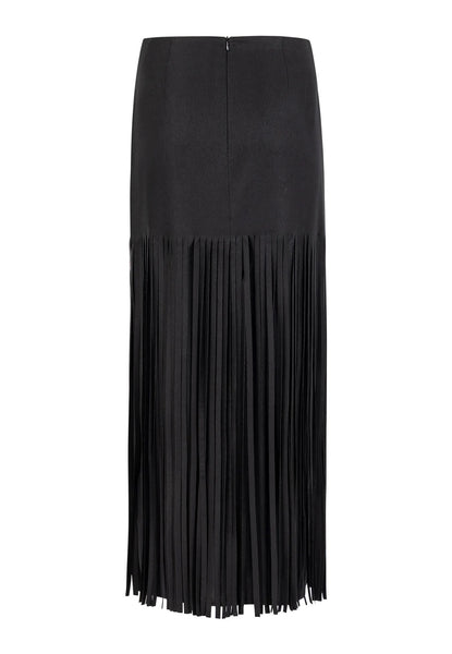 Coster Copenhagen Fringe Skirt - Black