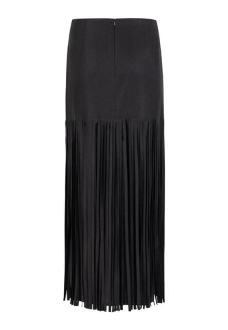 Coster Copenhagen Fringe Skirt - Black