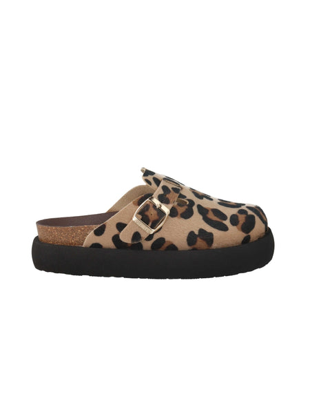 Genuins Riva Balloon Clog - Leopard