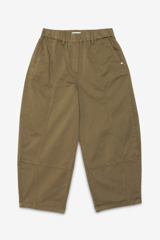 Ottod'Ame Gaberdine Balloon Trousers - Khaki
