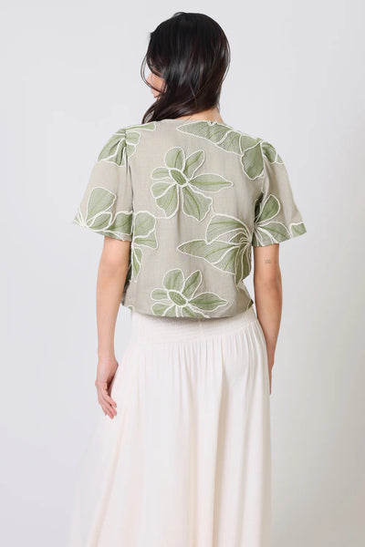 Traffic People Grace & Maude Daisy Top - green