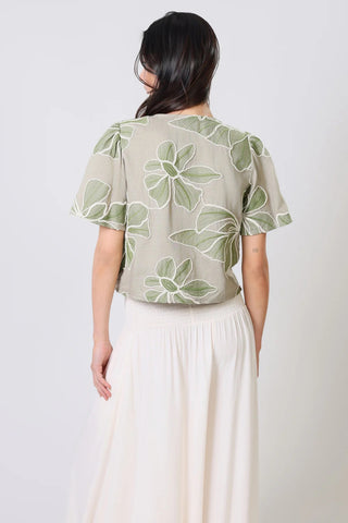Traffic People Grace & Maude Daisy Top - green