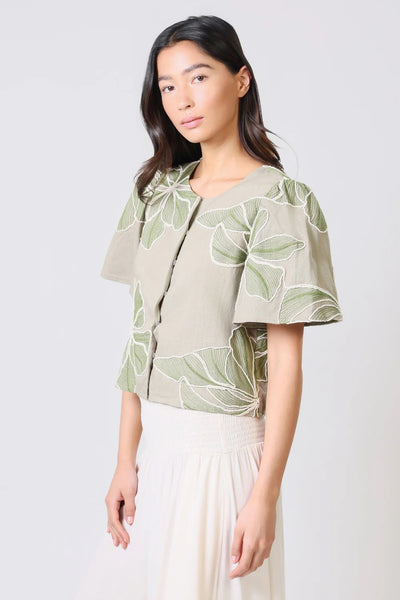 Traffic People Grace & Maude Daisy Top - green
