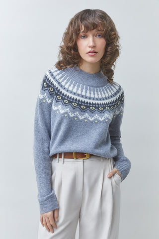 Suncoo Pisti Wool Sweater - Grey