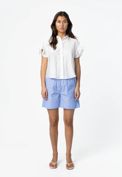 Coster Copenhagen Harper Striped Shorts - Blue