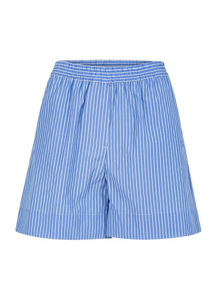 Coster Copenhagen Harper Striped Shorts - Blue