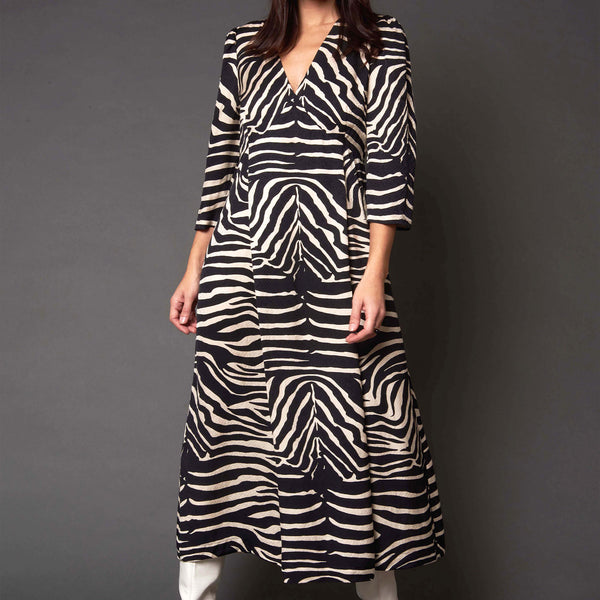 Idano Helmine Dress - Zebra