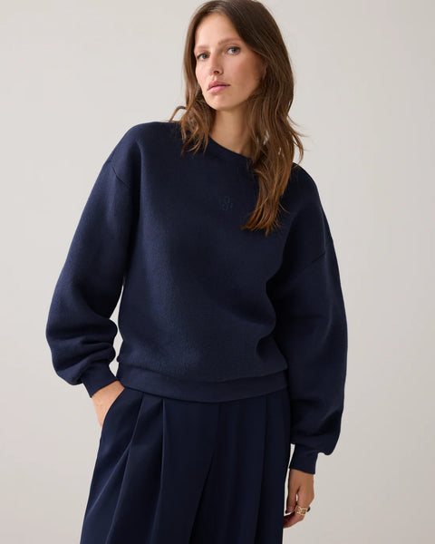 Summum Woman Soft Sweatshirt - Navy